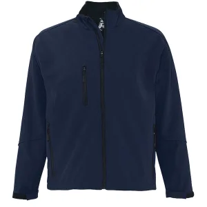 SOLS Heren Relax Soft Shell Jacket (ademend, winddicht en waterbestendig) (Afgrond blauw)