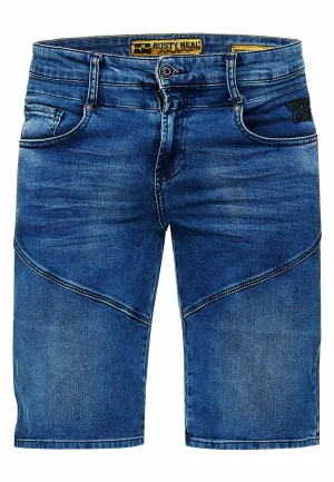 Koningsblauwe gebruikte jeansshorts “TUSCOR”