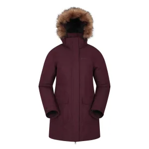 Mountain Warehouse Dames/Dames Tarka II Lang Gewatteerd Jasje (Bourgondië)