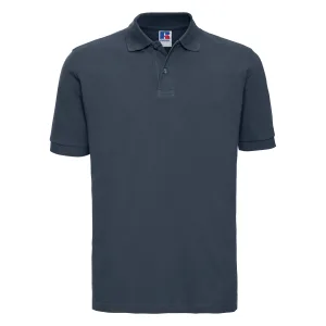 Russell Heren 100% Katoenen Korte Mouw Poloshirt (Franse marine)