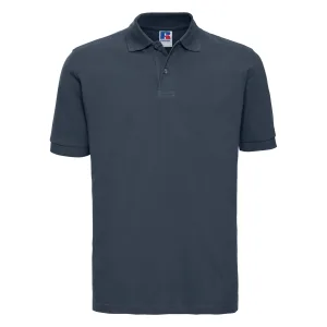 Russell Heren 100% Katoenen Korte Mouw Poloshirt (Franse marine)