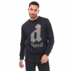 Heren Diesel S-Gir 13-1 Sweatshirt in Navy