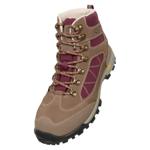 Mountain Warehouse Dames/Dames Storm Suède Waterdichte Wandelschoenen (Bruin)