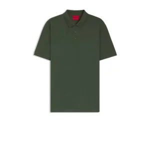 HUGO regular polo DONOS donkergroen