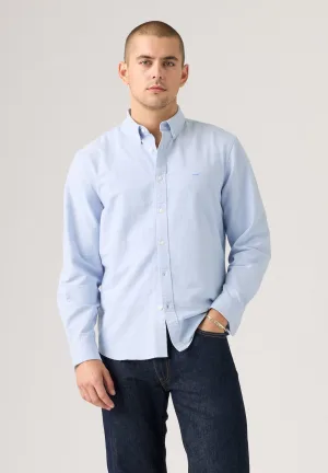 Levi’s® Overhemd met lange mouwen AUTHENTIC BUTTON DOWN met ton-in-ton logo-borduursel op de borst