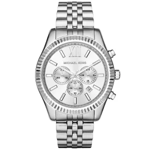 Michael Kors MK8405 Lexington zilver herenhorloge