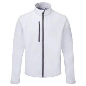 Russell Heren waterbestendig & winddicht Softshell-jasje (Wit)