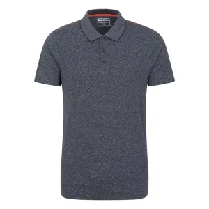Mountain Warehouse Heren Cordyline getextureerd poloshirt (Marine)