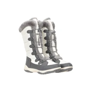 Mountain Warehouse Dames/Dames Snowflake Extreme Lange Sneeuwlaarzen (Wit)