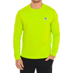 Sweater met lange mouwen en ronde hals 9024070 heren