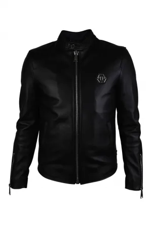 Philipp Plein Bikerjack Zwart