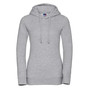 Russell Dames/Dames Authentic Hoodie (Licht Oxford Grijs)