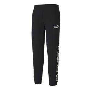 Puma Amplified Track Pants Getaped Logo Zwart Joggers – Heren