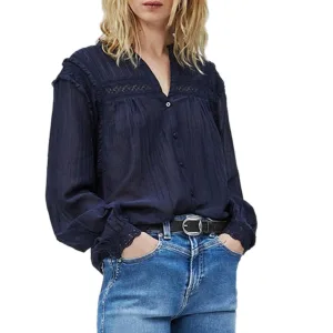Pepe Jeans Albertina_Pl303938 Blauwe Dameshemel