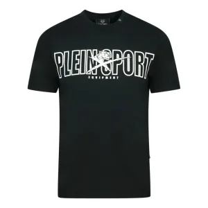 Plein Sport vetgedrukt merklogo zwart T-shirt
