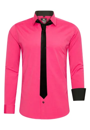 Set van 2 overhemden met stropdas