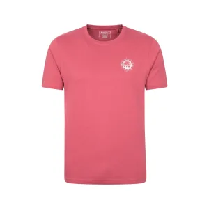 Mountain Warehouse Heren Compass Organic T-Shirt (Rood)