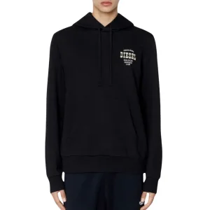 Diesel Saloon Logo Zwarte Hoodie
