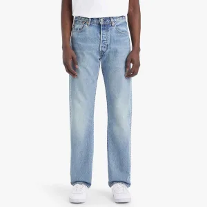Heren Levis Circular 501 Original Jeans in Lichtblauw