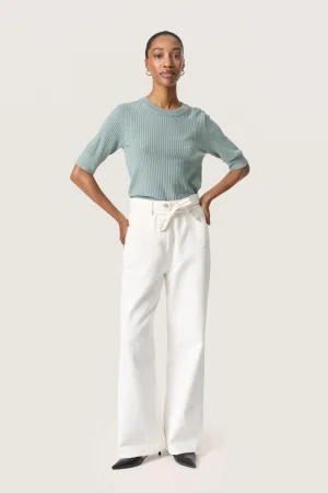 T-shirt met lange mouwen Regular fit Silver Blue