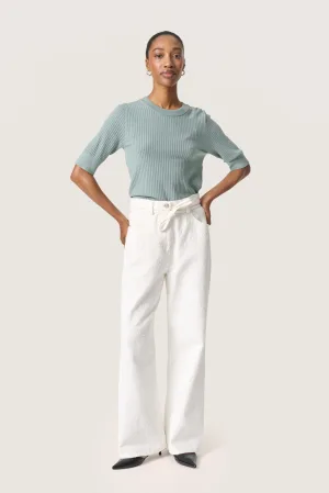 T-shirt met lange mouwen Regular fit Silver Blue