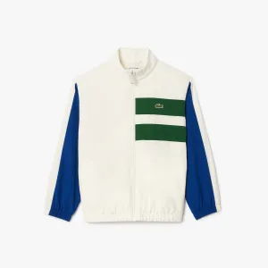 Jongens Lacoste Juniors Sportsuit Zip-Up Track Jacket in crème