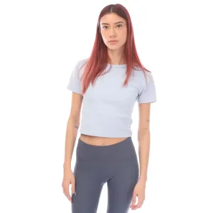 Hugo Dames/Dames Delanor Slim Crop T-shirt (Paars)