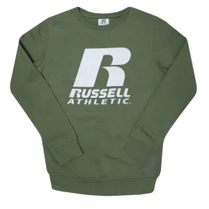 Boy’s Russell Athletic Infant Logo Crew Sweat in Green