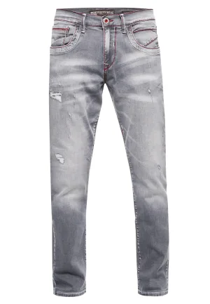 Jeansbroek “ODAR” destroyed regular fit stretch