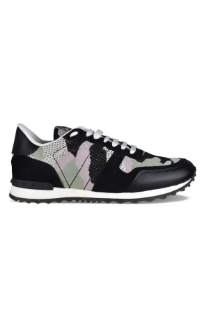 Valentino Garavani Rockrunner-sneakers zwart