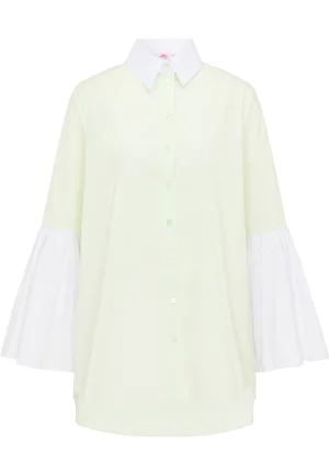 Mymo Blouse Dames licht mint