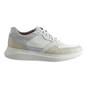 Clarks Un Globe Run Heren Wit Trainers