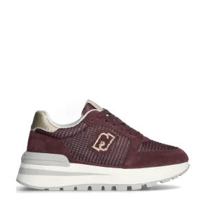 Liu Jo Amazing 25 leren sneakers bordeaux