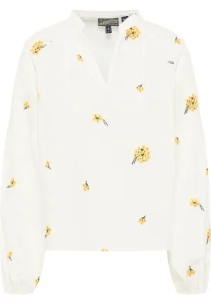 Dreimaster Tuniek Dames Gebroken wit geel