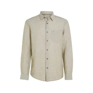 Calvin Klein Linnen Katoenen Normale Overhemden