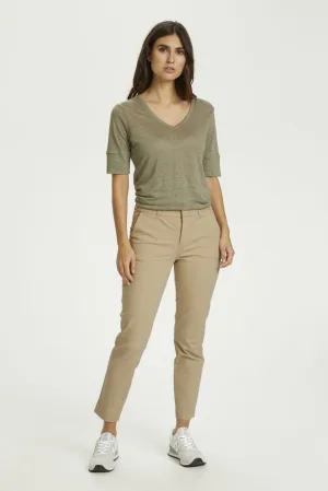 Casual broek Regular fit Safari