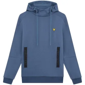 Lyle & Scott Pocket Branded Sweat Licht Marineblauwe Hoodie