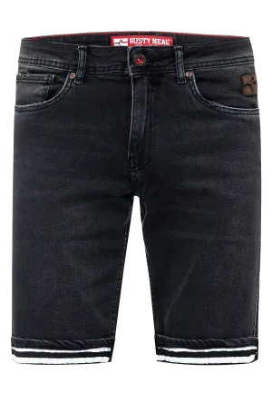 Zwarte gebruikte jeansshorts “BENSON”