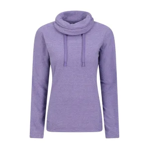 Mountain Warehouse Dames/Dames Hebridean Cowl Neck Fleece Top (Druif)