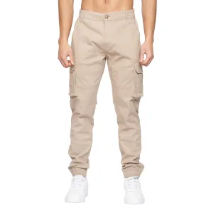 Crosshatch Heren Frentons Cargo Broek (Steen)