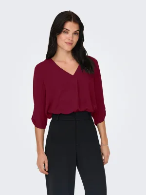 JDY Shirtblouse JDYDIVYA LIFE 3/4 TOP WVN NOOS