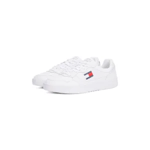 TOMMY JEANS Sneakers (NEW) TJM CUPSOLE LEATHER ESS , vrijetijdsschoen, lage schoen, veterschoen in basket-look
