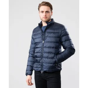 Men’s Gant Light Down Jacket in Blue