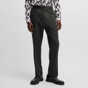 Heren Hugo Randy243 Tapered-Fit Broek in Grijs