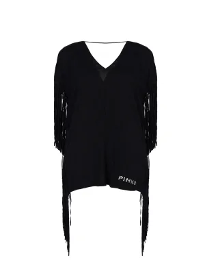 Pinko blouse Papaveri Vrouw zwart