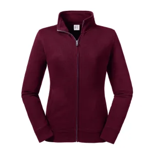 Russell Dames/dames Authentieke Sweat Jacket (Bourgondië)