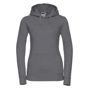 Russell Dames/Dames Authentic Hoodie (Konvooi Grijs)