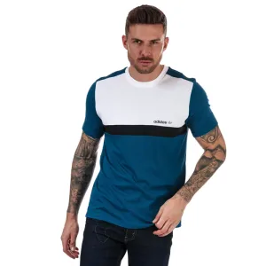 Men’s adidas Originals Nutasca T-Shirt in White Navy