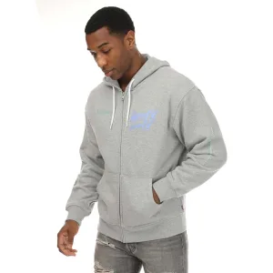 Heren Levis Relaxed Graphic Zip Hoody in Grijs