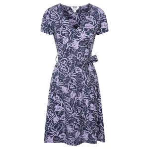 Mountain Warehouse Dames/Dames Santorini Jersey Wrap Dress (Lila)